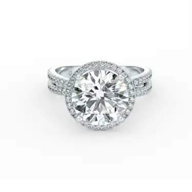 Sirius Engagement Ring With Halo Image