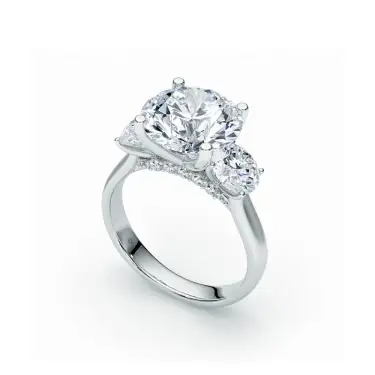 Dulci Engagement Ring With Sidestones Image